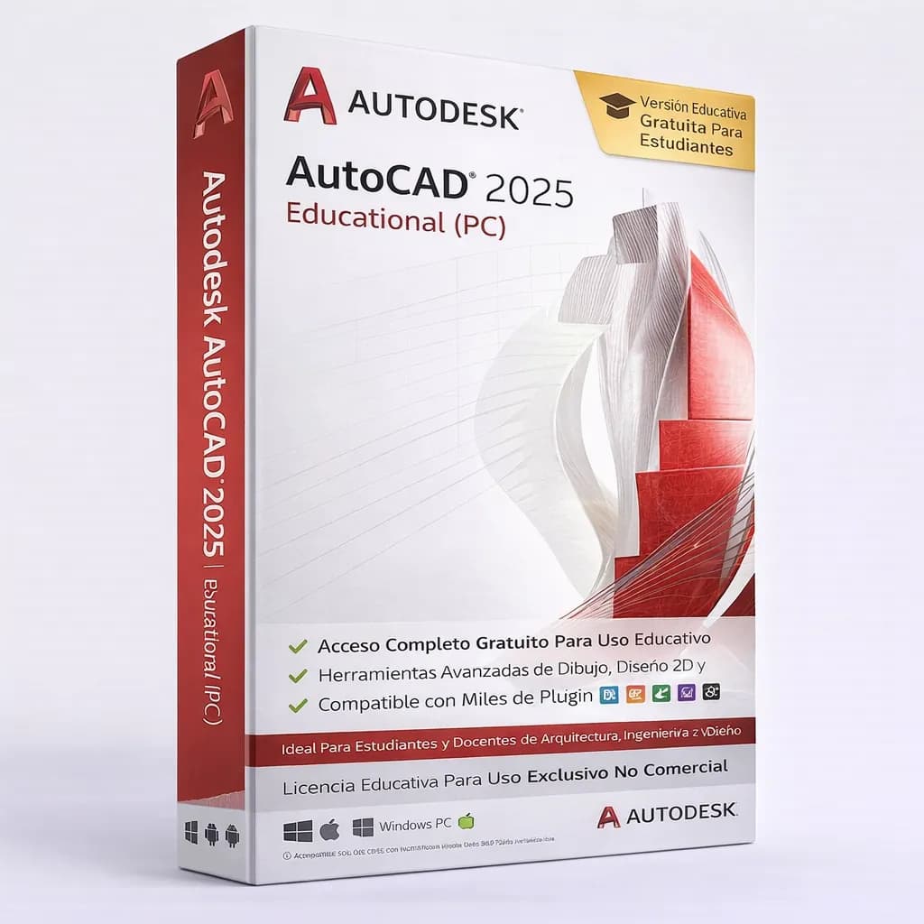 Autodesk AutoCAD 2025 | (PC) (1 Dispositivo, 1 Año)