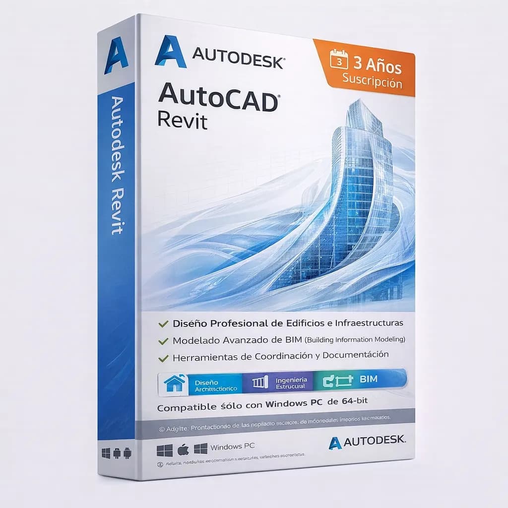 Autodesk Revit – Suscripción 3 Años - 2025