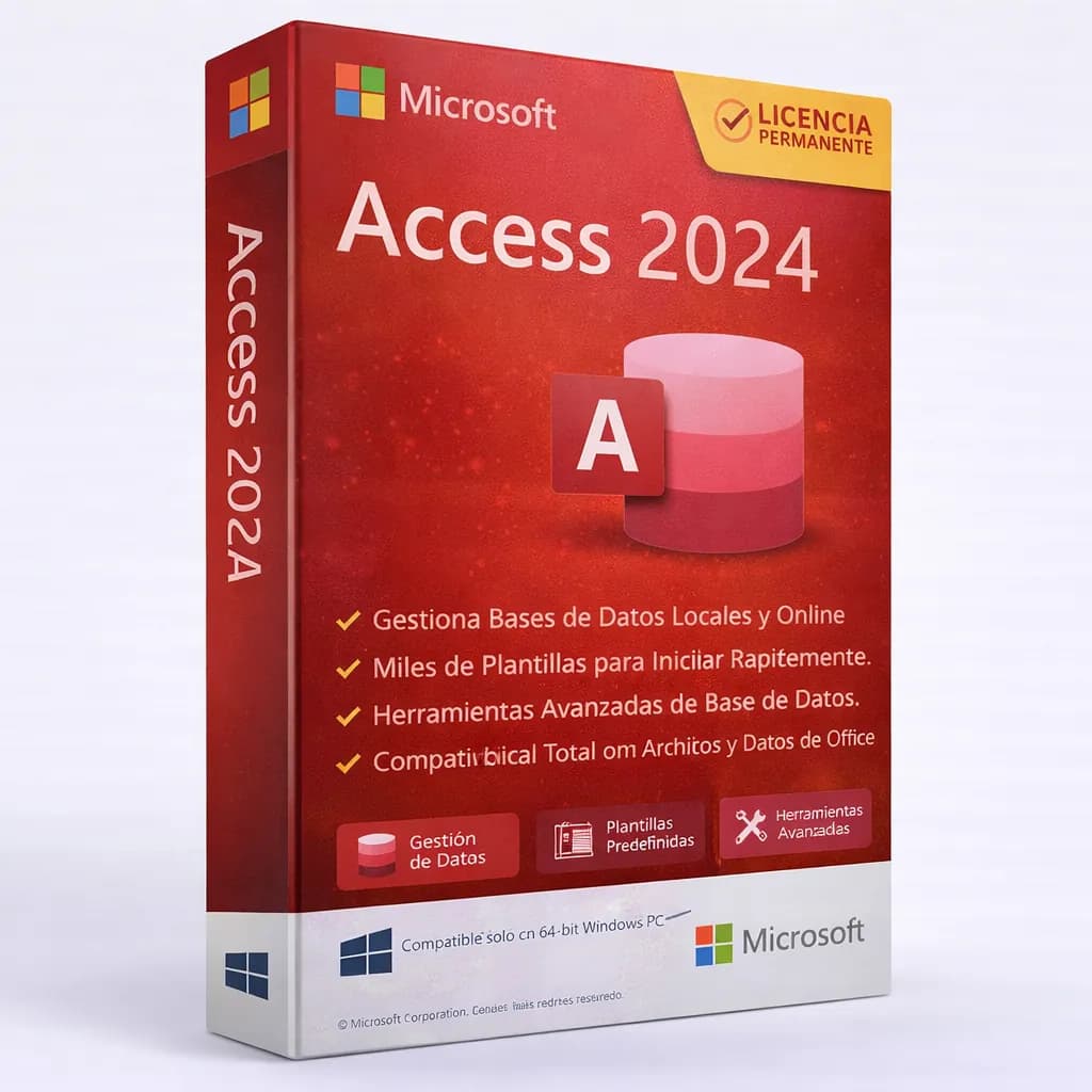 Microsoft Access 2024 – Licencia Permanente