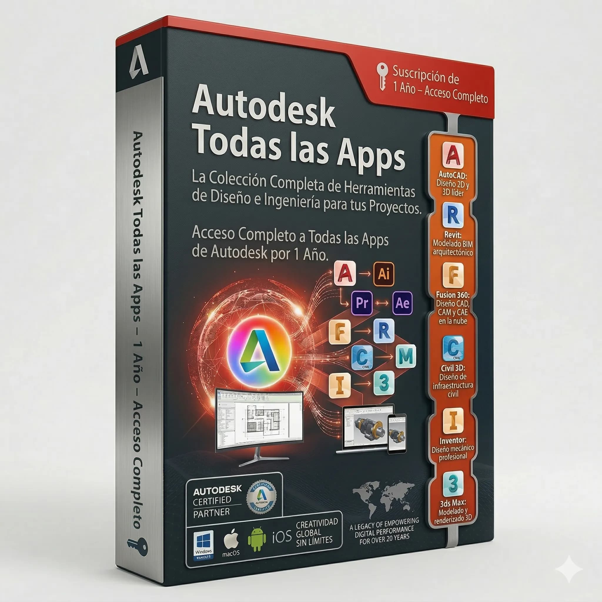 Autodesk Education – 1 Año (Acceso Completo)