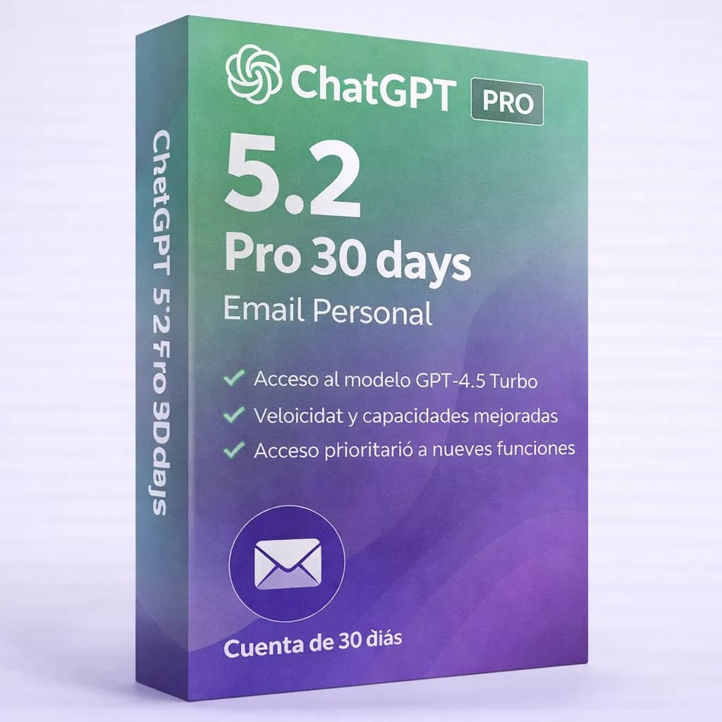 ChatGPT 5.2 Plus 1 Mes