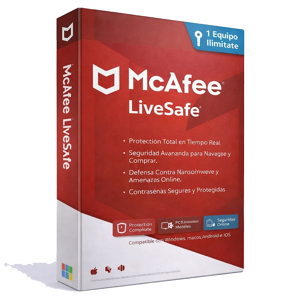 Antivirus LiveSafe 1 Año
